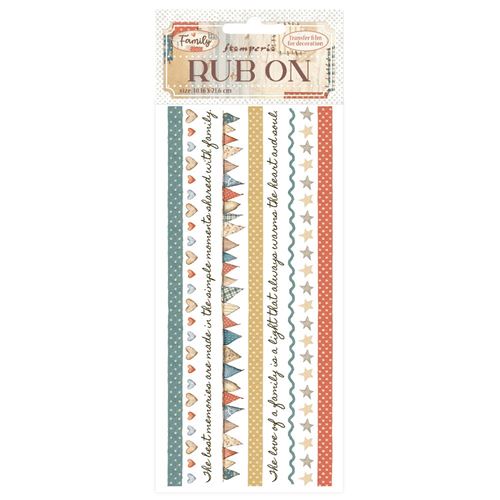 Rub-on Family bordure Stamperia