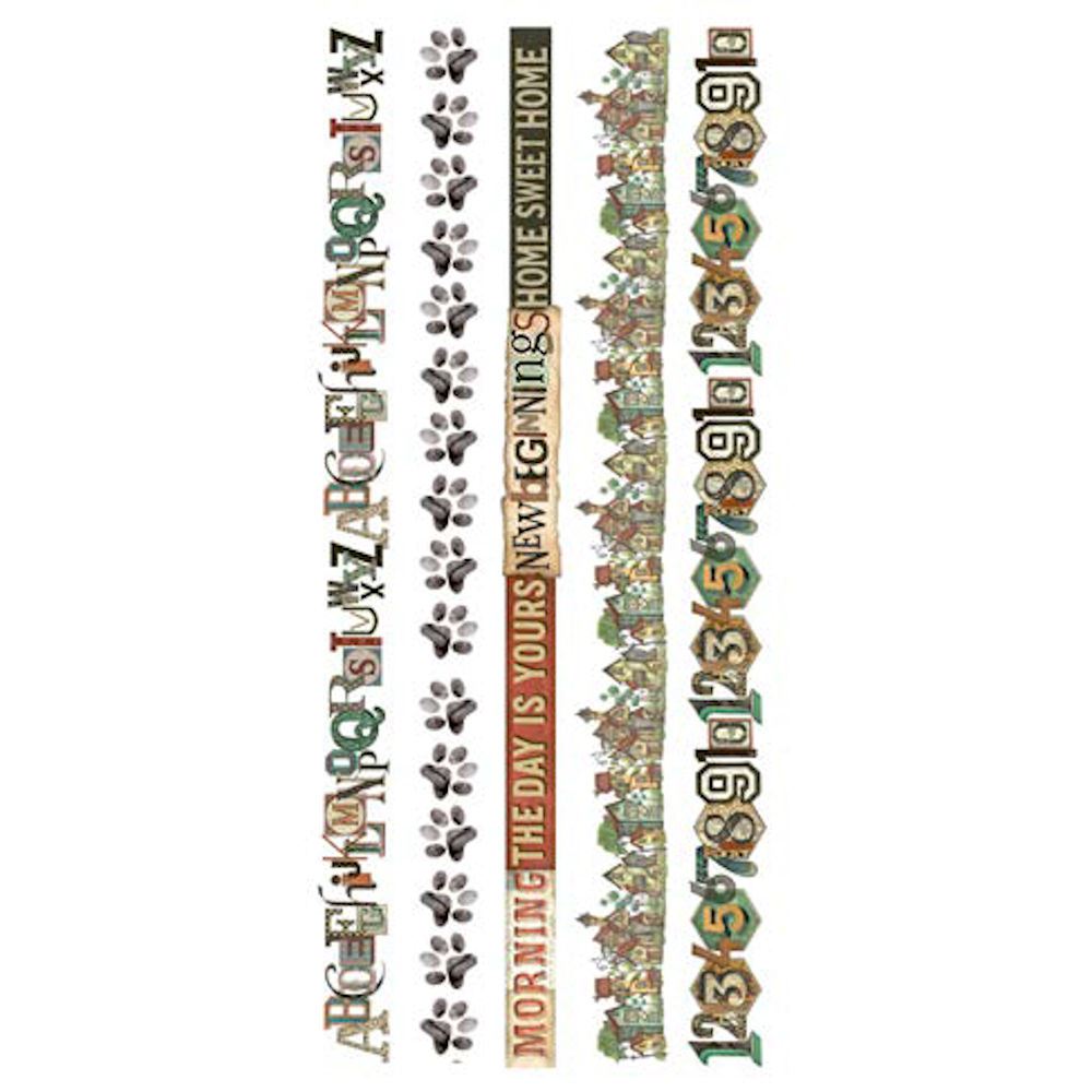 Rub-on Furry Friends bordure Stamperia