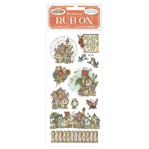 Rub-on Furry Friends casette Stamperia