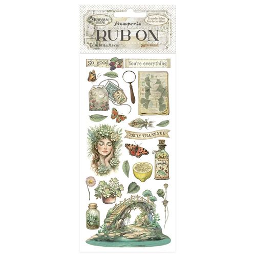 Rub-on Herbarium Silvae ponte Stamperia