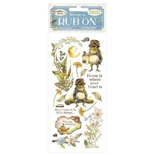 Rub-on Hidden Grove Mr Frog Stamperia