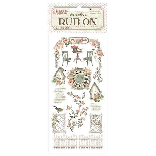 Rub-on House of Roses elementi Stamperia