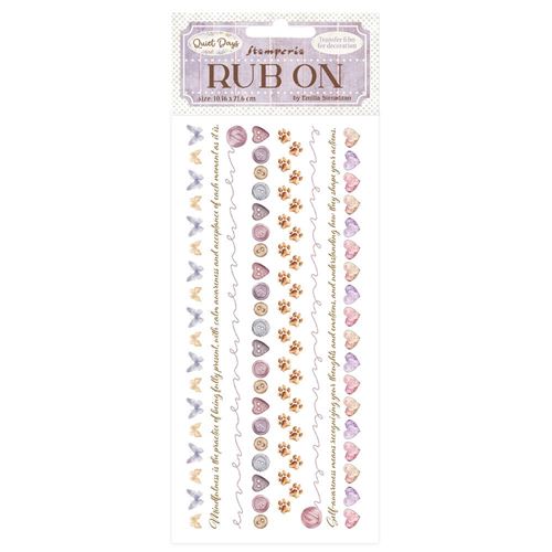 Rub-on Quiet Days bordure Stamperia