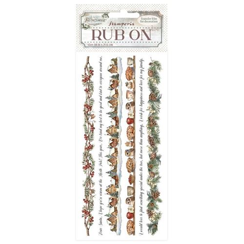 Rub-on The Owl's House bordure Stamperia