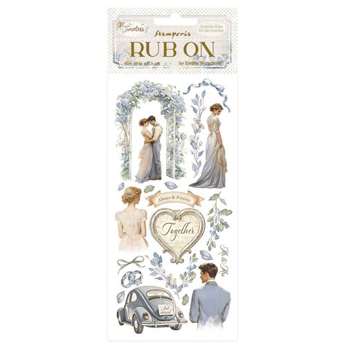 Rub-on Timeless wedding Stamperia