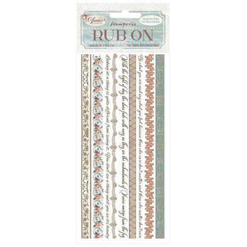 Rub-on Venice City of Art bordure Stamperia