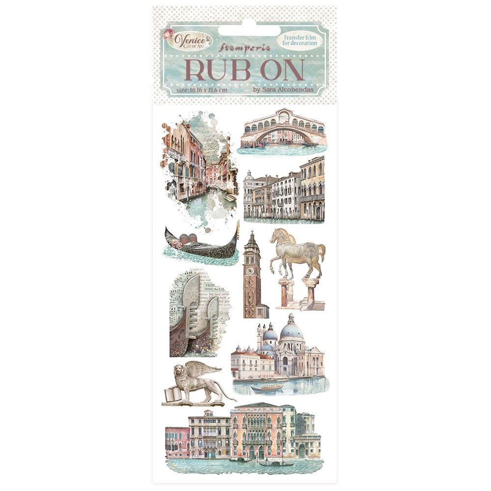 Rub-on Venice City of Art monumenti Stamperia