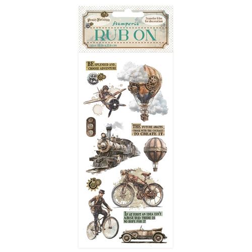 Rub-on Voyages Fantastiques The Age of Adventure Stamperia