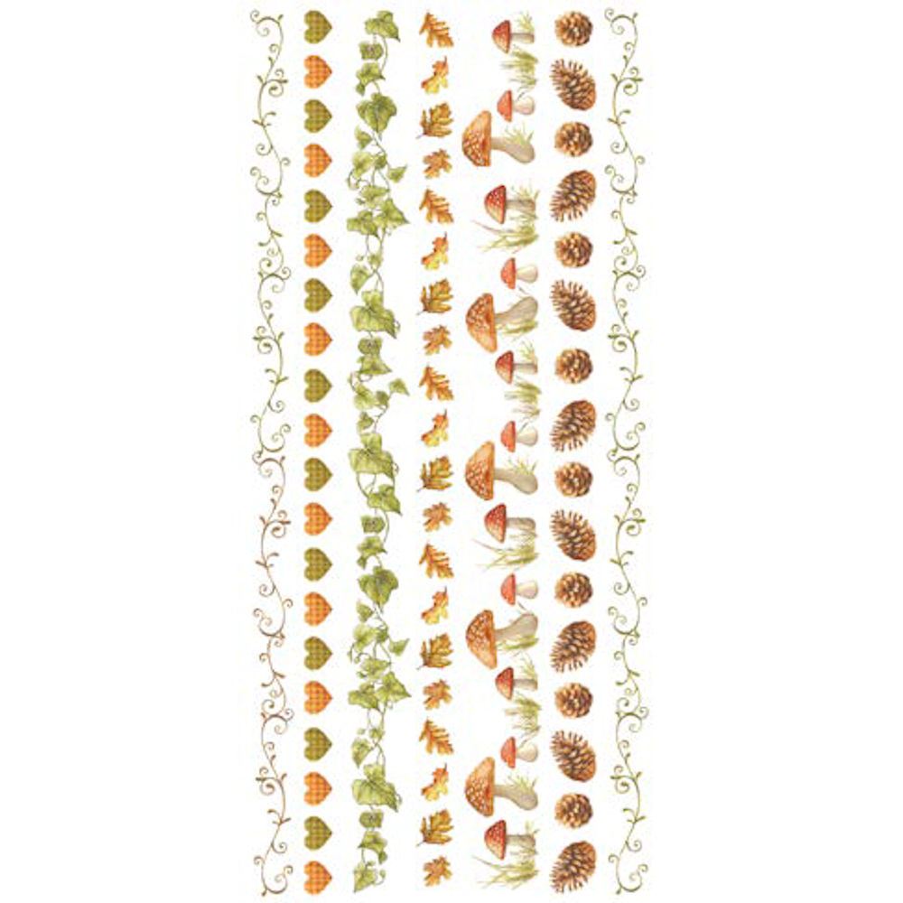 Rub-on Whispering Woods bordure Stamperia