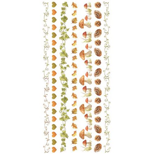 Rub-on Whispering Woods bordure Stamperia