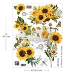 Rustic Amber Petals A4 H2O Transfers