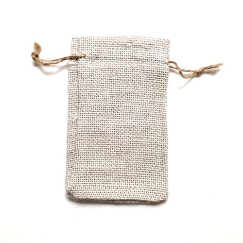 Sacchettino Juta Bianco 15 cm