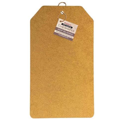 Sagoma Art Stories tag grande in MDF