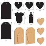 Sagoma Baby targhette in MDF