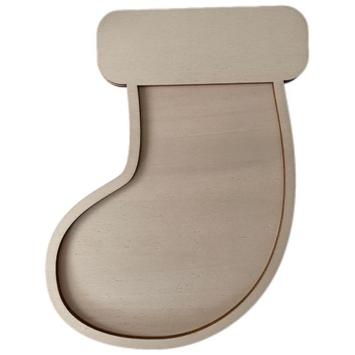 Sagoma Calza con ghiera in legno