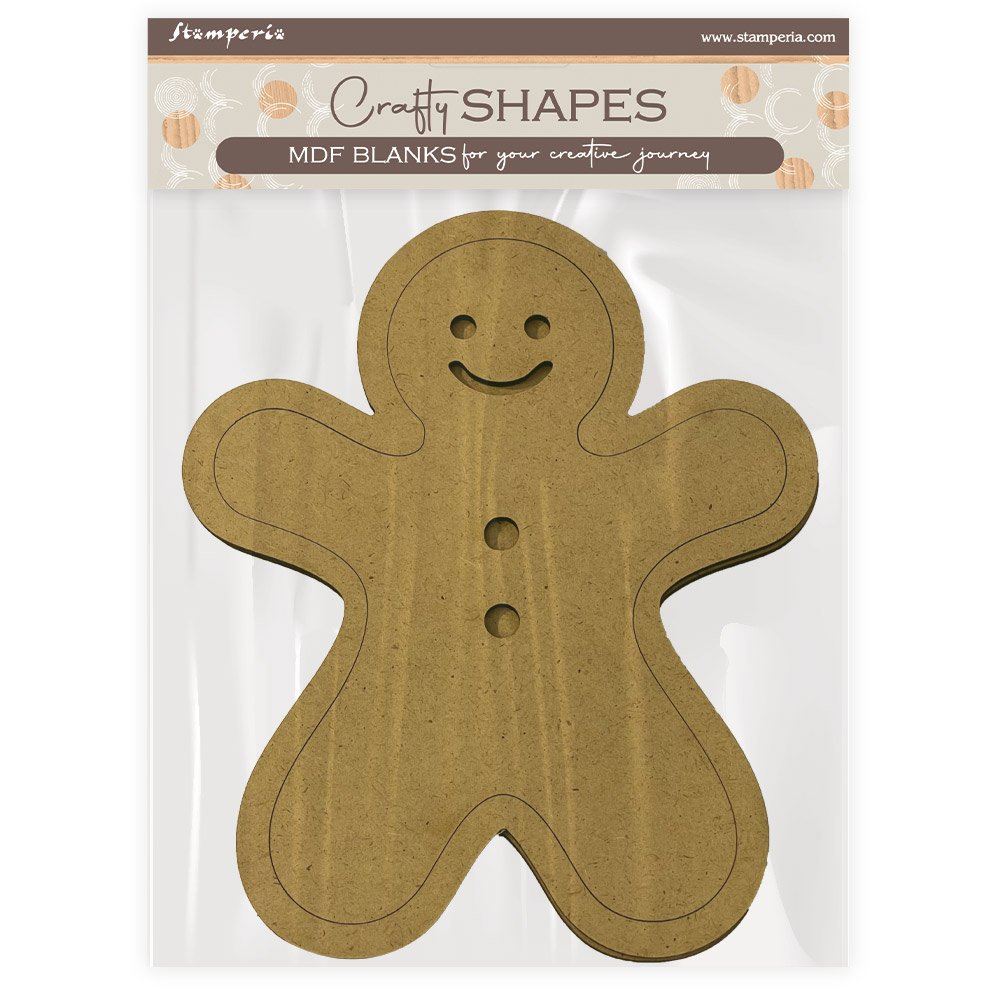Sagoma Candy Christmas gingerbreads in MDF