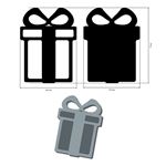 Sagoma Candy Christmas regalo in MDF