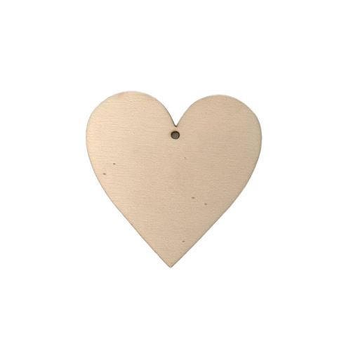 Sagoma Cuore in legno cm 10