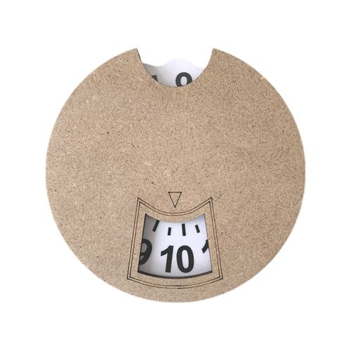 Sagoma Disco Orario Mdf