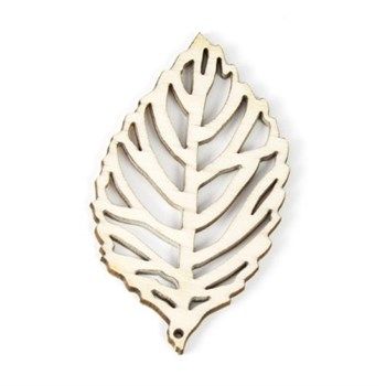 Sagoma Foglia in legno traforata grande