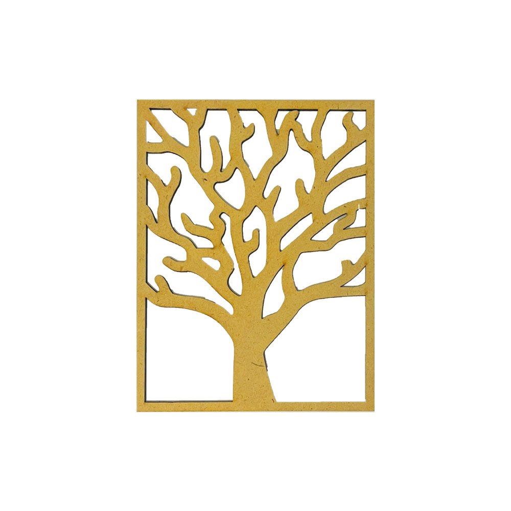 Sagoma Herbarium Silvae albero in MDF