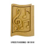 Sagoma Music chiave di violino in MDF