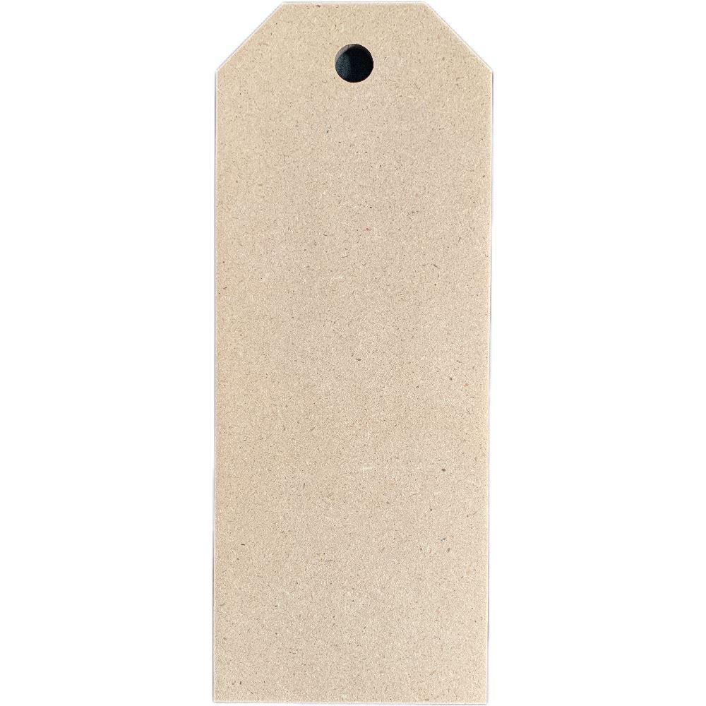 Sagoma Tag squadrato allungato Mdf