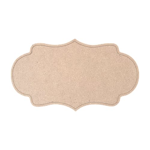 Sagoma Targhetta grande MDF