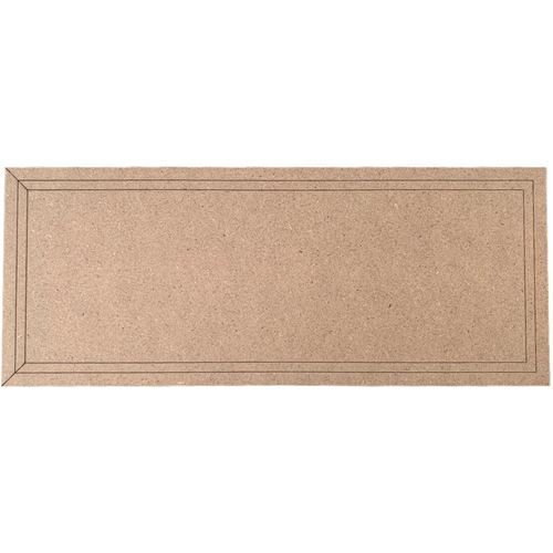 Sagoma Targhetta grande rettangolare Mdf