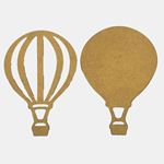Sagoma Timeless mongolfiera in MDF