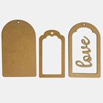 Sagoma Timeless tag in MDF