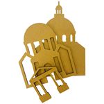 Sagoma Venice City of Art basilica in MDF
