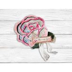 Sagoma Venice City of Art rose in MDF