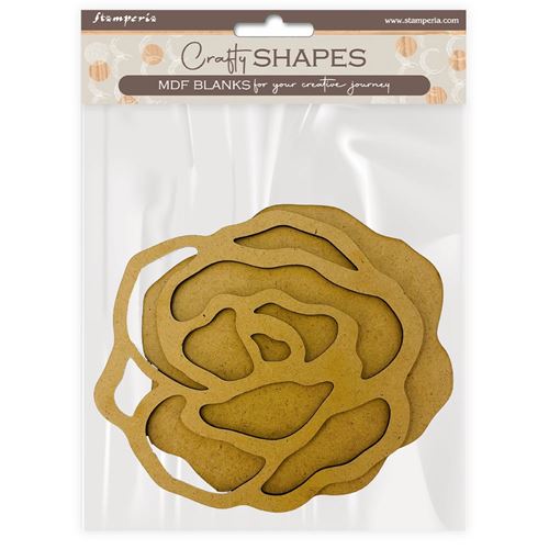 Sagoma Venice City of Art rose in MDF