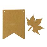 Sagoma Whispering Woods foglia in MDF