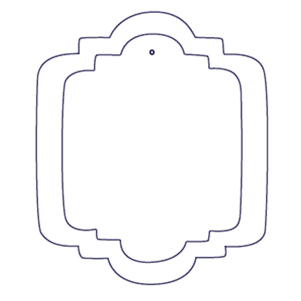 Sagoma in Legno Tag Composta
