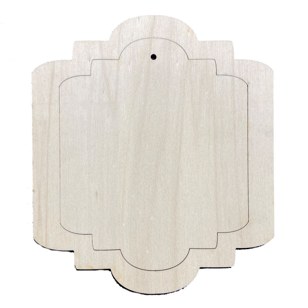 Sagoma in Legno Tag Composta