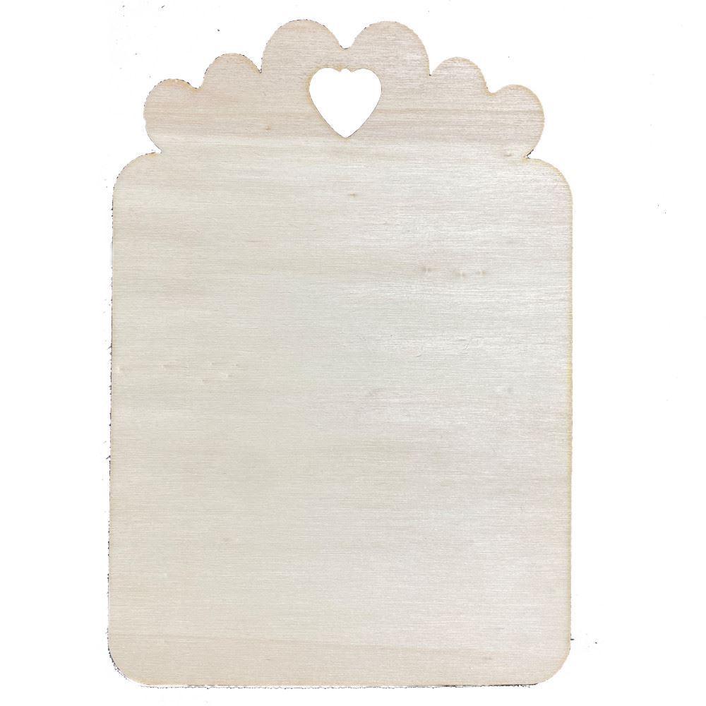 Sagoma in Legno Tag Cuori