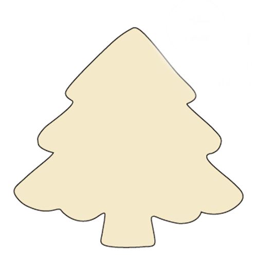 Sagoma in feltro Albero