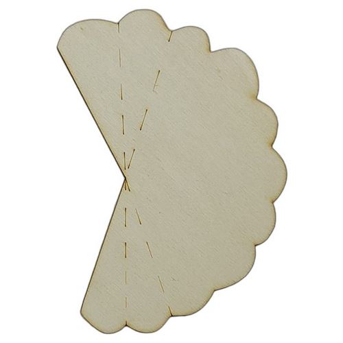 Sagoma in legno Abete 3D Ø10cm