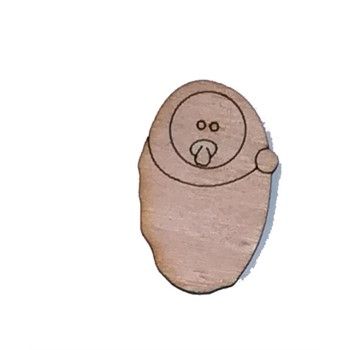 Sagoma in legno Bebe'