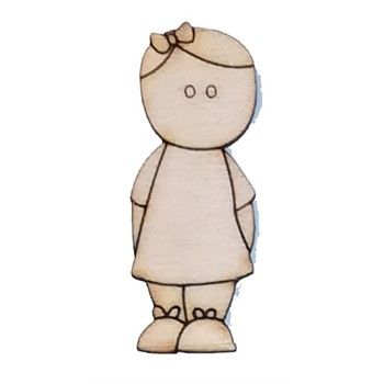 Sagoma in legno Bimba mini