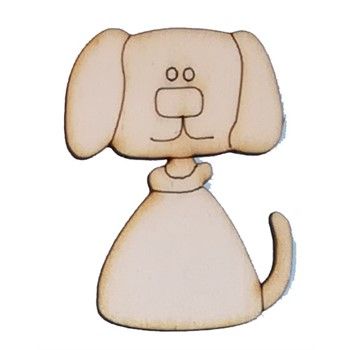 Sagoma in legno Cagnolino