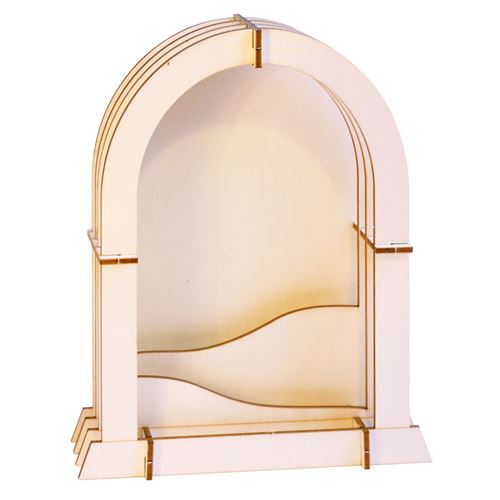 Sagoma in legno Cupola 3D