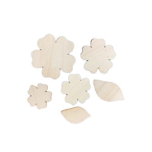 Sagoma in legno Fiori Misti