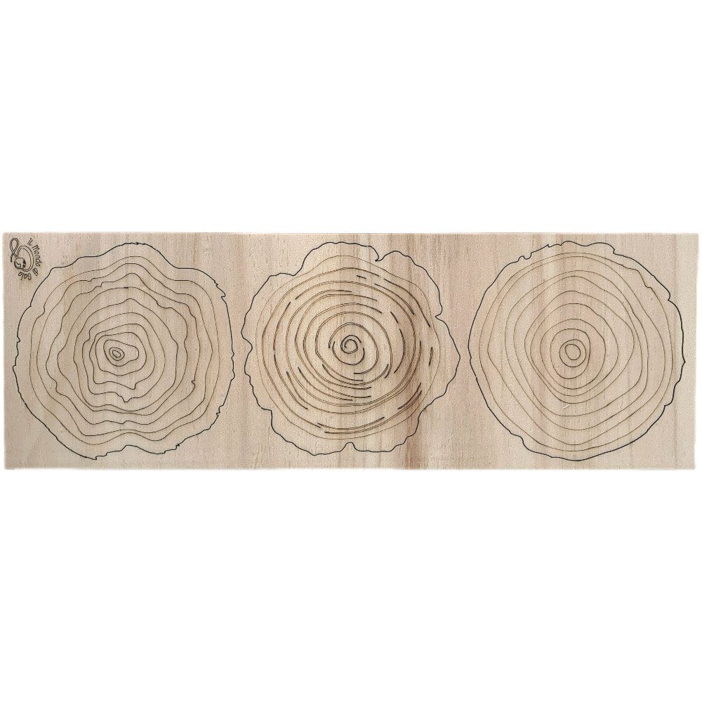 Sagoma in legno Kit 3 Cortecce 