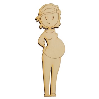Sagoma in legno Mamma Incinta