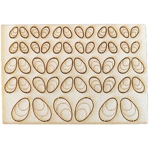 Sagome in cartonlegno Occhi Incisi