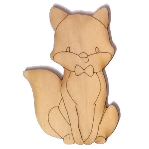 Sagoma in legno Papà Volpe