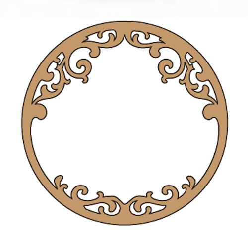 Sagoma in legno Sfera Arabesque grande